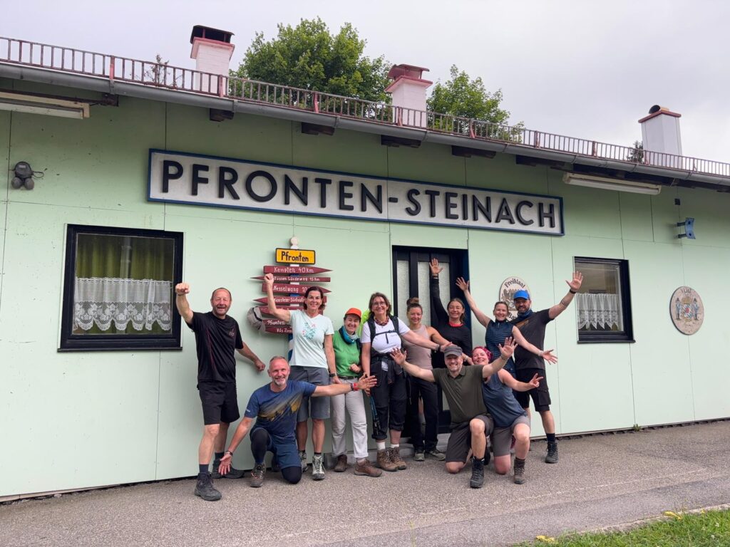 Ankunft am Bahnhof Pfronten Ankunft am Bahnhof Pfronten