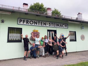 Ankunft am Bahnhof Pfronten