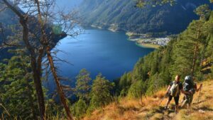 Blick auf den Plansee - Ammergebirge