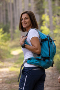 Barbara Weber beim Wandern - Ammergebirge