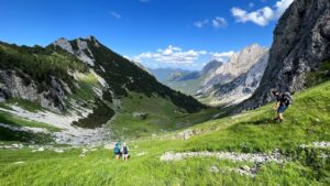 Abstieg: Tannheimer Berge