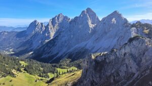 Felswand in den Tannheimer Bergen